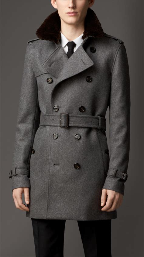 burberry cashmere trench coat men's|authentic Burberry men trench coat.